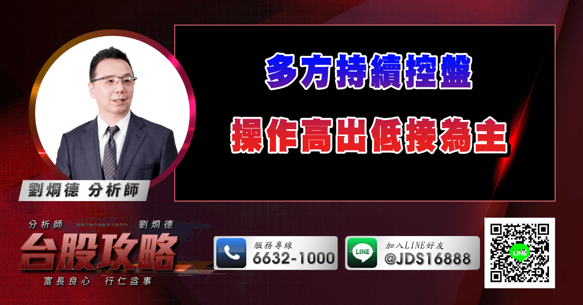 多方持續控盤 操作高出低接為主 (圖)